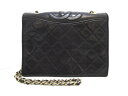 CHANEL(シャネル) ショルダーバッグ マトラッセ 黒 ココマーク/チェーンショルダー/ゴールド金具 ラムスキン【20190623】【中古】【dfn】