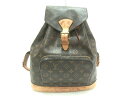 LOUIS VUITTON(ルイヴィトン) リュックサック モノグラム モンスリGM M51135 モノグラム・キャンバス【20190731】【中古】【dfn】