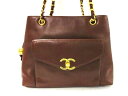 CHANEL(シャネル) ショルダーバッグ - ブラウン ゴールド金具/チェーンショルダー/ココマーク ラムスキン【20190530】【中古】【dfs】