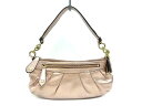 COACH(コーチ) ハンドバッグ - 13242 ピンク レザー【20200403】【中古】【dfn】