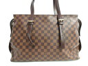 LOUIS VUITTON(ルイヴィトン) ショルダーバッグ ダミエ チェルシー N51119 エベヌ ダミエキャンバス【20191223】【中古】【dfn】