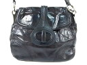PRADA(プラダ) ショルダーバッグ - 黒 革タグ レザー【20200721】【中古】【dfn】