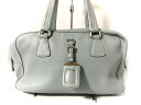 PRADA(プラダ) ショルダーバッグ - ライトブルー レザー【20200801】【中古】【dfn】