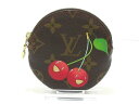 LOUIS VUITTON(ルイヴィトン) コインケース モノグラムチェリー ポルト モネ・ロン M95043 モノグラムチェリー モノグラムキャンバス【20200402】【中古】【dfs】