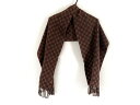【新着】FENDI(フェンディ) マフラー ブラウン×ダークブラウン ウール【20200914】【中古】