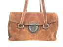 PRADA(プラダ) ショルダーバッグ - ブラウン 革タグ レザー【20200513】【中古】【dfn】