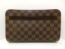 LOUIS VUITTON(ルイヴィトン) セカンドバッグ ダミエ サンルイ N51993 エベヌ ダミエ・キャンバス【20200714】【中古】【dfn】