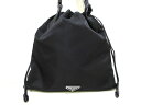 PRADA(プラダ) ショルダーバッグ - 黒 キルティング ナイロン×レザー【20200716】【中古】【dfs】