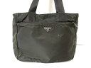 【新着】PRADA(プラダ) ショルダーバッグ美品■ - B4656F カーキ×ダークブラウン ナイロン【20200928】【中古】
