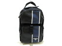 【新着】PRADA(プラダ) ワンショルダーバッグ美品■ テクニカルファブリック×レザー ワンショルダーバックパック 2VZ013 黒×ブルー×白 グラフィックプリント ナイロン×レザー【20200912】【中古】