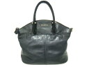 GIVENCHY(ジバンシー) ハンドバッグ - 黒 レザー【20200716】【中古】【dfn】