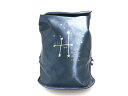 【新着】HERMES(エルメス) リュックサック シェルパ ネイビー×ライトグリーン 星を巡る旅展2000/限定品 サテン【20201117】【中古】