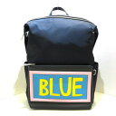 【新着】FENDI(フェンディ) リュックサック美品■ ボキャブラリー 7VZ035 ネイビー×マルチ ナイロン【20210316】【中古】