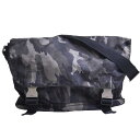 【新着】【中古】PRADA(プラダ) ショルダーバッグ 迷彩柄/革タグ カーキ×黒 ナイロン×サフィアーノレザー