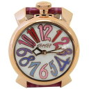 ガガミラノ 時計 マヌアーレ 40mm レディース 18K PVD 5021.1 男女兼用腕時計 ホワイトシェル ガガミラノ 腕時計 プラカット オロ 【時計】【腕時計】【あす楽対応_関東】 【大人気・SALE・セール】