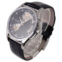 ハミルトン 時計 HAMILTON ジャズマスター ビューマチック オープンハート ブラック メンズ H32565735 オートマチック レザーストラップ 腕時計 ハミルトン腕時計 ジャズマスター 新品 SALE 45%OFF