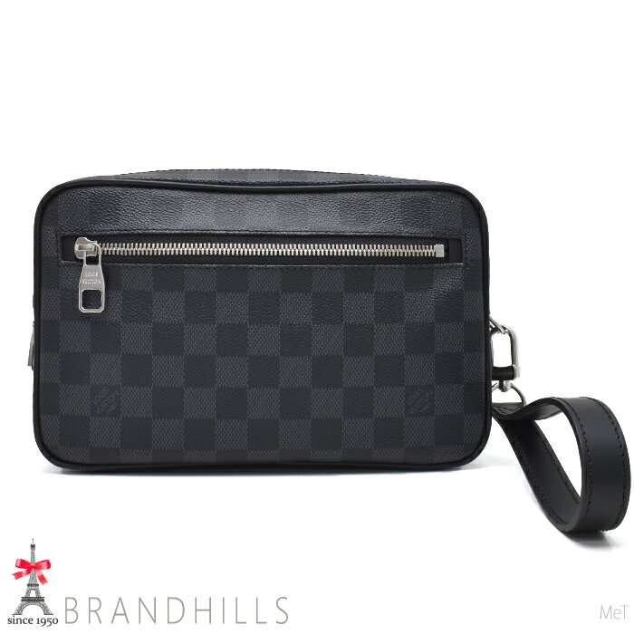 ルイヴィトン セカンドバッグ メンズ ポシェット カサイ ダミエ グラフィット N41664 LOUIS VUITTON 未使用品 【中古】