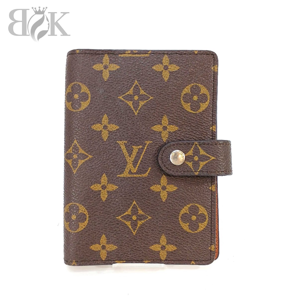 ルイヴィトン R20005 モノグラム アジェンダPM 手帳カバー ブラウン系 ビジネス LOUIS VUITTON ★【中古】
