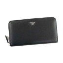 エンポリオ アルマーニ EMPORIO ARMANI ラウンドファスナー長財布 ブラック YEME49 YAQ2E 81072【ウォレット ロング レザー】【Luxury Brand Selection】【楽ギフ_包装】【U】