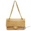 Bランク シャネル チェーンショルダーバッグ A01112 マトラッセ25 CHANEL レディース シャネル BEIGE 女性用 ラムスキン 【中古】