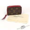 新品同様 ルイ・ヴィトン ミュルティカルト M61299 コインケース モノグラム フューシャ LOUIS VUITTON pink brown 【中古】