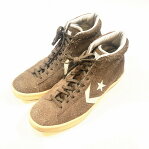CONVERSE nonnative コンバース ノンネイティブ PRO-LEATHER HI US8.5 26.5cm TAUPE ブラウン ワンスター スウェード 中古 消費税込 送料無料