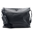 5/20限定【全品2%OFFクーポン&ポイント2倍】 プラダ PRADA ショルダートート ショルダーバッグ バッグ レザー レディース ブラック系 ブラック 2VH121 【中古】 | ブランド ブランドバッグ バック ショルダーバック ショルダー 肩掛け