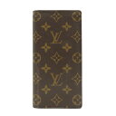5/20限定【全品2%OFFクーポン&ポイント2倍】 ルイ・ヴィトン LOUIS VUITTON ポルトフォイユ・ブラザ 二つ折長財布 財布 PVCコーティングキャンバス モノグラム メンズ レディース ブラウン系 M66540 【中古】 | ブランド ブランド財布 レディース財布 サイフ