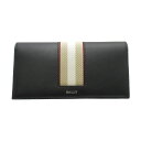 バリー BALLY 二つ折り長財布 財布 レザー メンズ ブラック系 6302795 【新品】 | ブランド ブランド財布 メンズ財布 サイフ