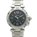 ▼3/25まで!最大3万円OFFクーポン&全品対象ポイント5倍▼ カルティエ CARTIER パシャC メリディアン GMT 腕時計 ウォッチ 時計 ステンレススチール ボーイズ ブラック系 W31049M7 【中古】 | メンズ レディース ブランド ブランド時計 ブランド腕時計