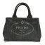 プラダ カナパトート 2WAYショルダーバッグ バッグ レディース DENIM NERO (1BG439) 【 中古 】 | PRADA BRANDOFF ブランドオフ ブランド ブランドバッグ バック ショルダーバッグ ショルダーバック ショルダー 肩掛け