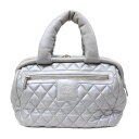 シャネル ココ・コクーン トートバッグ バッグ レディース ラムスキン シルバーグレー 【中古】 | CHANEL BRANDOFF ブランドオフ ブランド ブランドバッグ バック トートバック トート