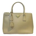 プラダ 2way ショルダー ハンドバッグ バッグ レディース サフィアノレザー ベージュ (BN1801) 【中古】 | PRADA BRANDOFF ブランドオフ ブランド ブランドバッグ バック ショルダーバッグ ショルダーバック 肩掛け