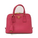 プラダ 2way ハンドバッグ バッグ レディース レザー FUXIA (ピンク) (BL0838) 【中古】 | PRADA BRANDOFF ブランドオフ ブランド ブランドバッグ バック ショルダーバッグ ショルダーバック ショルダー 肩掛け