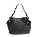 プラダ ワンショルダーバッグ バッグ レディース レザー ブラック (BR4687) 【中古】 | PRADA BRANDOFF ブランドオフ ブランド ブランドバッグ バック ショルダーバッグ ショルダーバック ショルダー 肩掛け