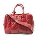 プラダ 2way ショルダーバッグ バッグ レディース レザー レッド 【中古】 | PRADA BRANDOFF ブランドオフ ブランド ブランドバッグ バック ショルダーバック ショルダー 肩掛け