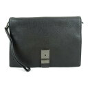プラダ クラッチバッグ バッグ メンズ レザー ブラック 【中古】 | PRADA BRANDOFF ブランドオフ レディース ブランド ブランドバッグ バック アクセサリーポーチ アクセサリー ポーチ