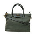 プラダ 2way ショルダーバッグ バッグ レディース ナイロン/カーフ カーキ (BN2541) 【中古】 | PRADA BRANDOFF ブランドオフ ブランド ブランドバッグ バック ショルダー