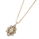 9/24 ~【全品ポイント3倍&最大2万円OFFクーポン】 【中古】ジュエリー ダイヤモンド ネックレス ノーブランドジュエリー レディース 18Kピンクゴールド x ダイヤモンド0.17/0.14CT