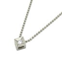 ▼9/24よりポイント3倍&最大2万円OFFクーポン▼ JEWELRY JEWELRY ダイヤモンドネックレス ネックレス ジュエリー ダイヤモンド Pt900プラチナ PT850プラチナチェーン レディース クリア系 ダイヤモンド 2.7g 【中古】