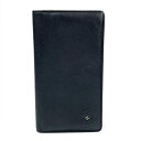 ▼5/20限定!全品2%OFFクーポン&ポイント2倍▼ シャネル CHANEL 二つ折長財布 財布 レザー レディース ブラック系 グレー 【中古】 | ブランド ブランド財布 レディース財布 サイフ