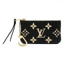 ▼5/20限定!全品2%OFFクーポン&ポイント2倍▼ ルイ・ヴィトン LOUIS VUITTON ポシェット・クレ キー&コインケース コインケース 財布 型押しレザー モノグラム・アンプラント メンズ レディース ブラック系 M80885 【中古】 | ブランド ブランド財布 小銭 小銭入れ