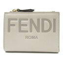フェンディ FENDI 二つ折り財布 財布 カーフ (牛革) レディース グレー系 ギアイア x オーロソフト 8M0447AAYZF1C76 【新品】 | ブランド ブランド財布 レディース財布 サイフ