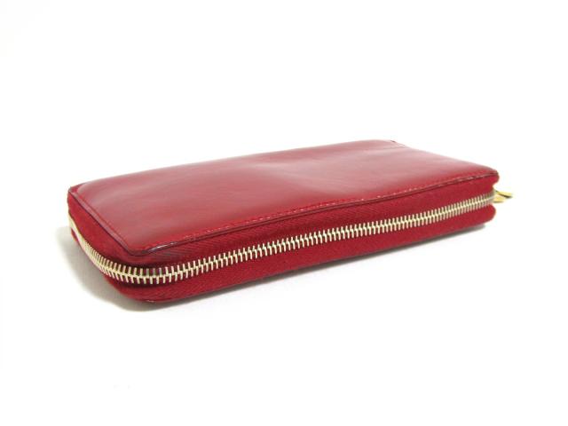ysl red patent leather wallet  