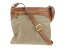 【中古】プラダ ショルダーバッグ レディース キャンバス x レザー ベージュ x ブラウン (BT0654) | PRADA ショルダー 肩掛け バッグ バック BAG 鞄 カバン ブランドバッグ ブランド ブランドオフ BRANDOFF