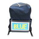 【中古】 フェンディ バックパック リュックサック メンズ レディース ナイロン × レザー ネイビー × ブラック × スカイブルー × ライトパープル (7VZ035) | FENDI リュックサック バッグパック 美品 ブランドオフ BRANDOFF