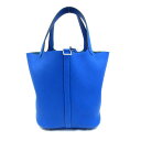 【中古】 エルメス ピコタンロックMM トートバッグ レディース トリヨンクレマンス ブルーイドラ (金具_シルバー) | HERMES BRANDOFF ブランドオフ ブランド ブランドバッグ かばん バッグ バック ハンドバッグ ハンド
