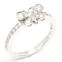 【中古】 ティファニー バタフライリング 指輪 レディース PT950 プラチナ ダイヤモンド | TIFFANY&CO BRANDOFF ブランドオフ ブランド ジュエリー アクセサリー リング