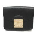 【中古】 フルラ メトロポリス ショルダーバッグ レディース レザー ブラック (BGZ7) | FURLA BRANDOFF ブランドオフ ブランド ブランドバッグ ブランドバック かばん バッグ バック ショルダーバック ショルダー 肩かけ