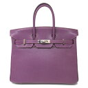 【中古】 エルメス バーキン25 ハンドバッグ レディース シェーブル シクラメン (金具:シルバー) | HERMES BRANDOFF ブランドオフ ブランド ブランドバッグ ブランドバック かばん バッグ バック ハンドバック ハンド